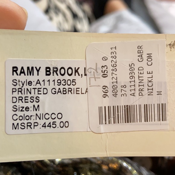 LIKE NEW!!!🌺 Ramy brook metlic dress - Picture 6 of 7